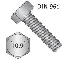 M16*80*1.5 Болт 10.9 DIN 961 KOELNER