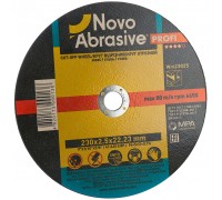 Круг отрезной по металлу 230*2.5*22mm Novoabrasive