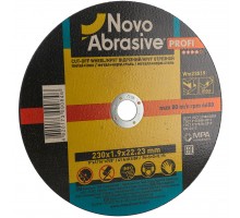 Круг отрезной по металлу 230*1.9*22mm Novoabrasive