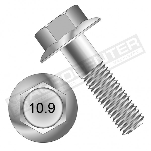 M10*40 Bolt with flange 10.9 DIN 6921