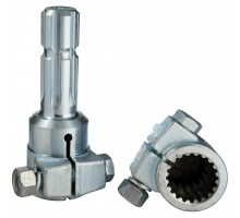 Adapter 1 3/4" Z20 (female) / 1 3/4" Z6 (male) with clamping bolt