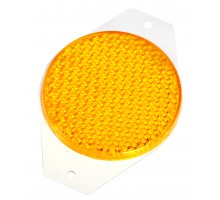 Reflector round orange UO75L KAMAR